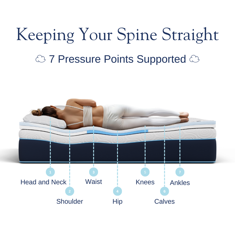 DreamAlign Pressure Point Relief Mattress Topper